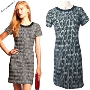 Banana Republic Jacquard Tee Dress Womens Size 4